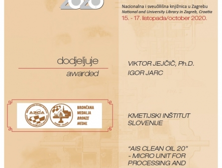 Bronasta medalja, Sejem inovacij - Zagreb 2020